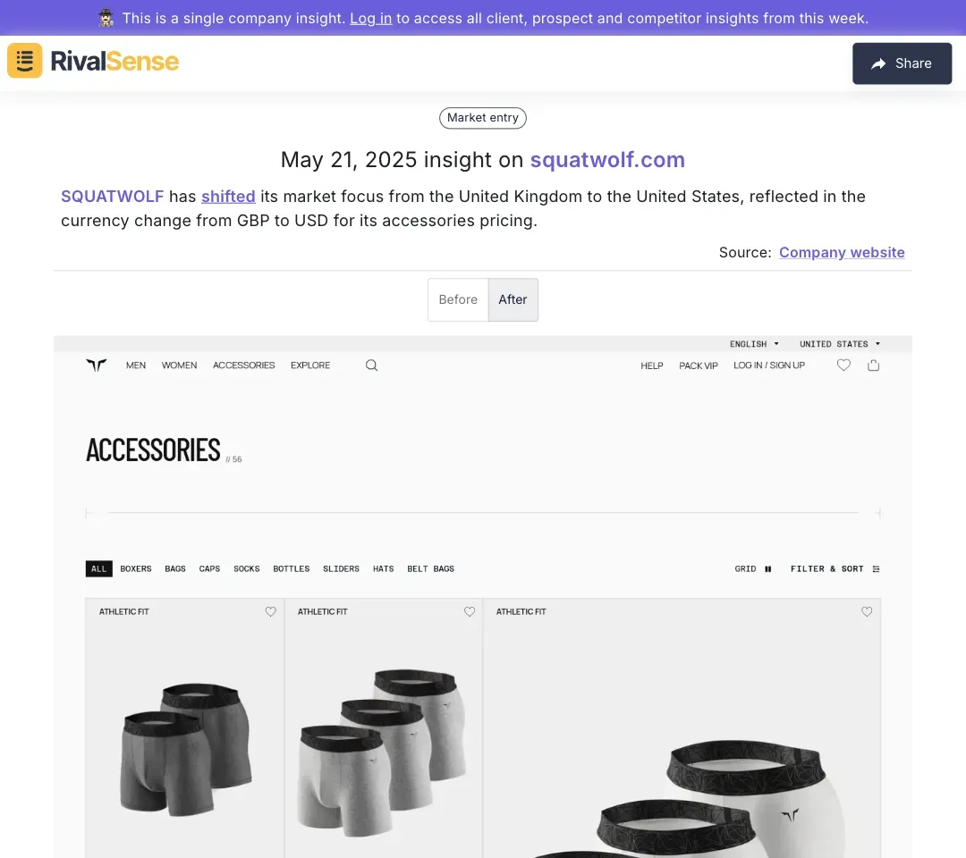 SQUATWOLF Pricing Shift