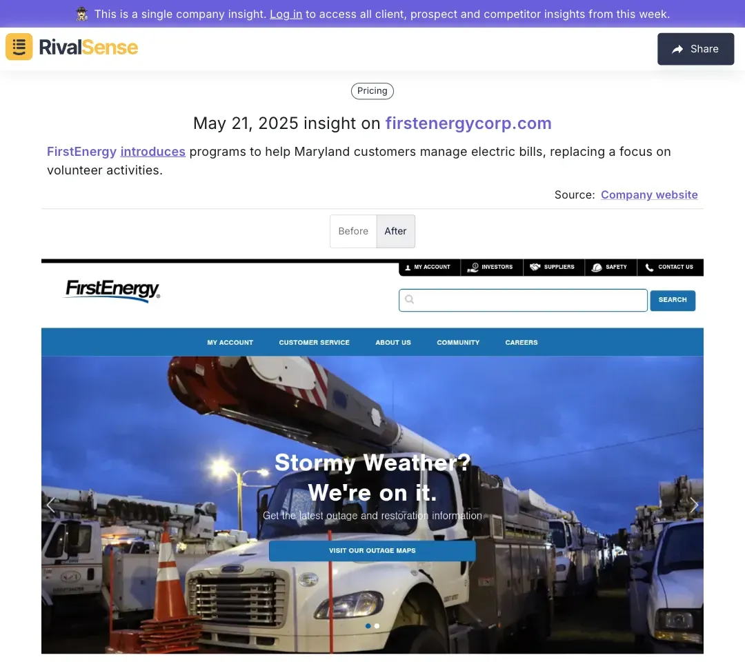 FirstEnergy Program