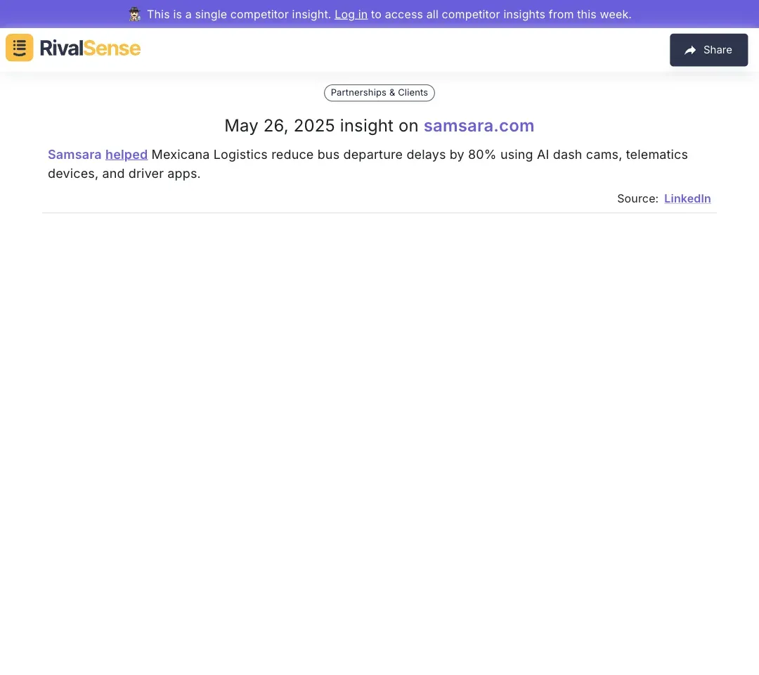 Samsara Case Study