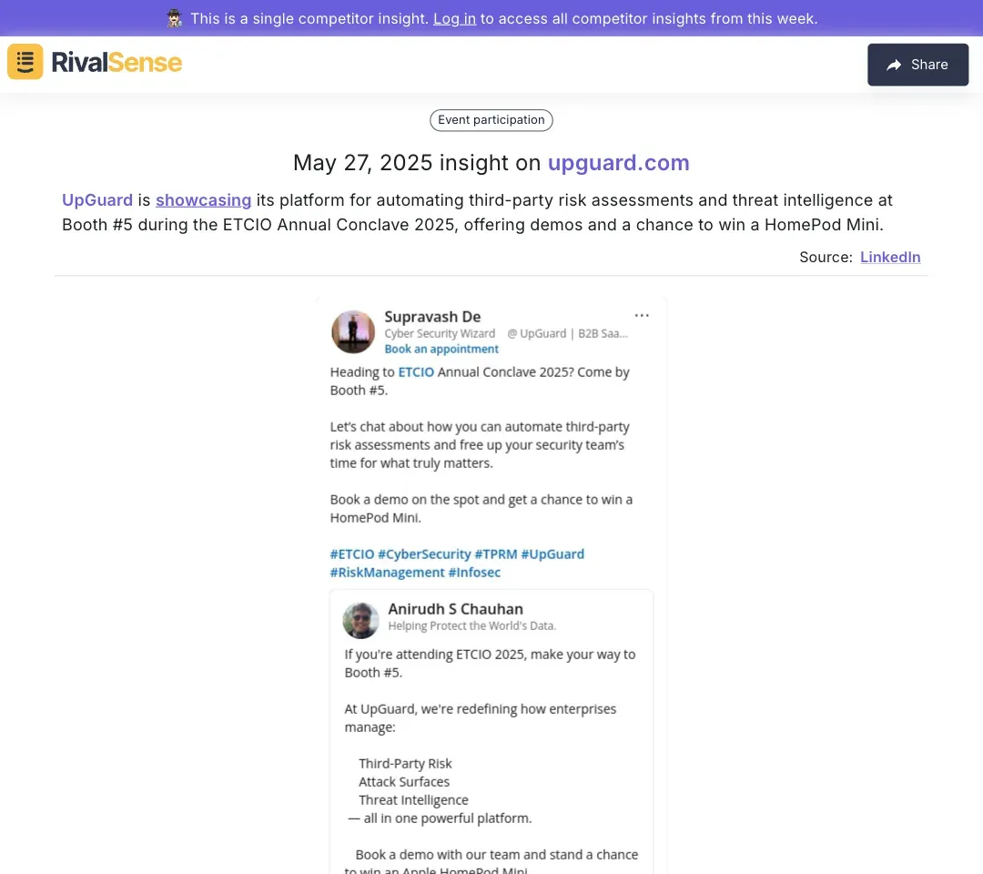 UpGuard at ETCIO Conclave 2025