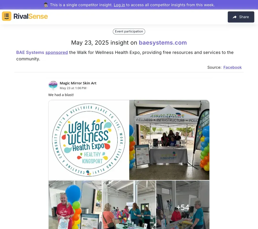 Community Engagement Example