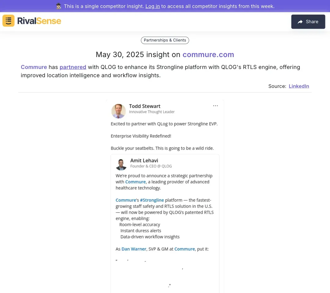 Commure-QLOG partnership