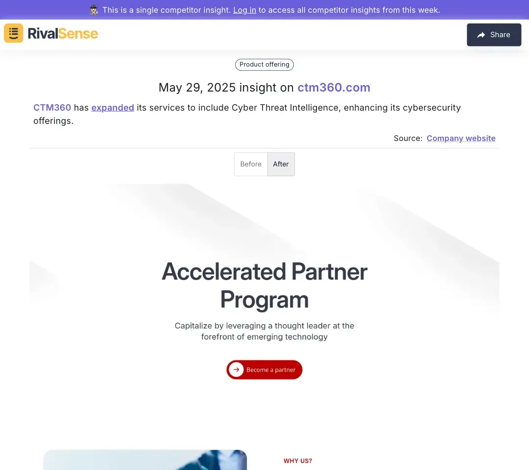 CTM360's cybersecurity expansion