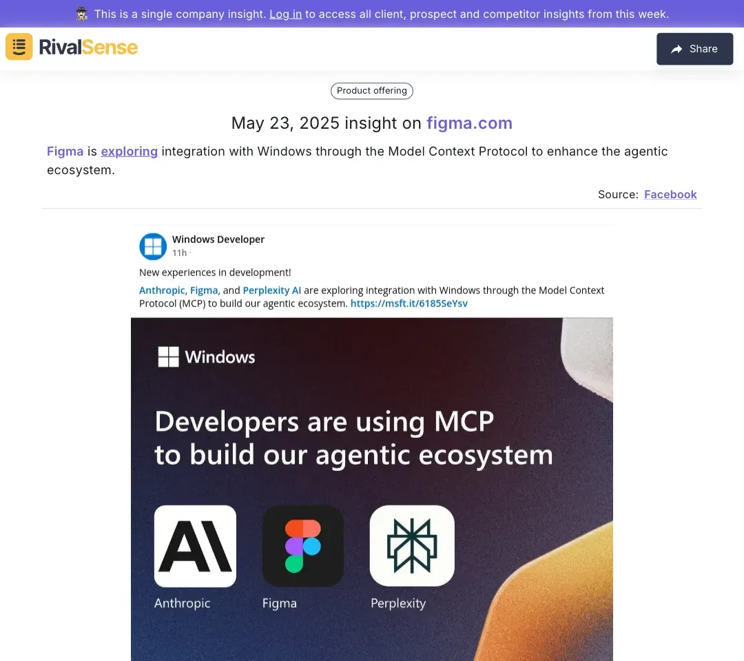 Figma workspace integration with Windows OS
