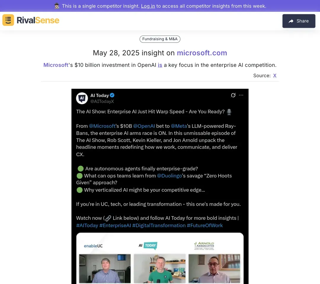 Microsoft OpenAI Investment
