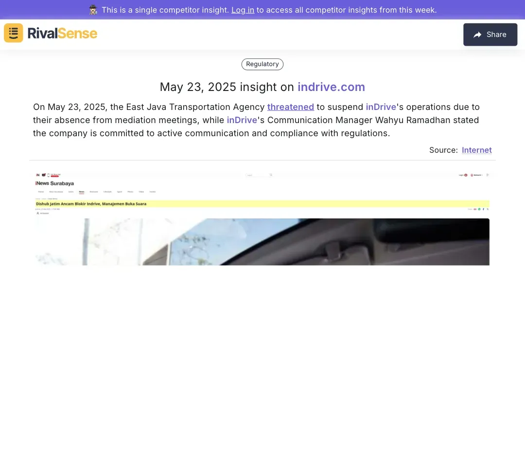 Regulatory Challenge Example