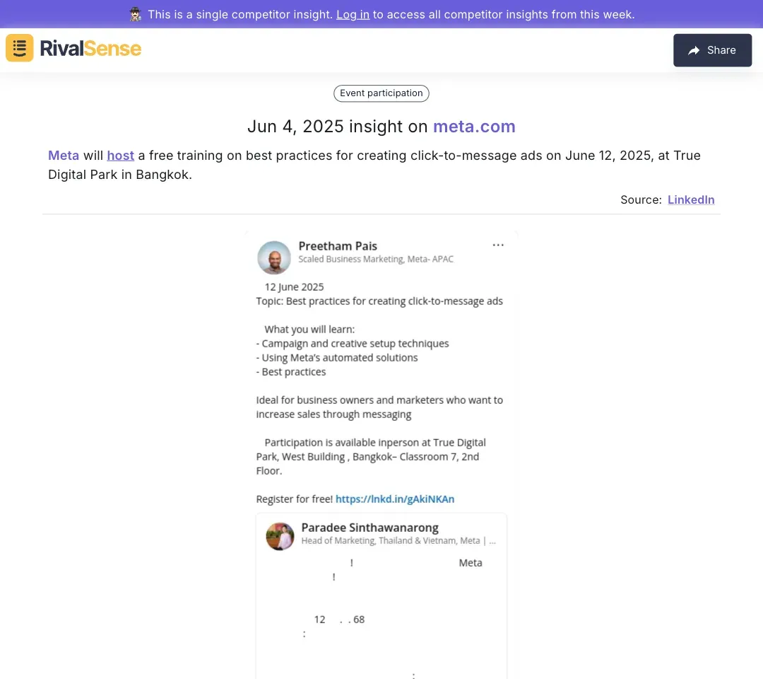 Meta Click-to-Message Ad Training in Bangkok