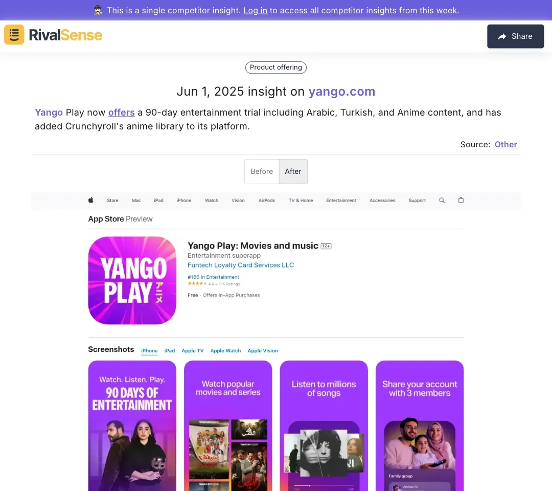 Yango Play content expansion