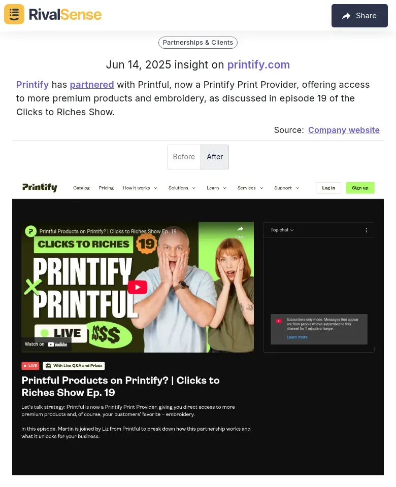Printify-Printful Partnership