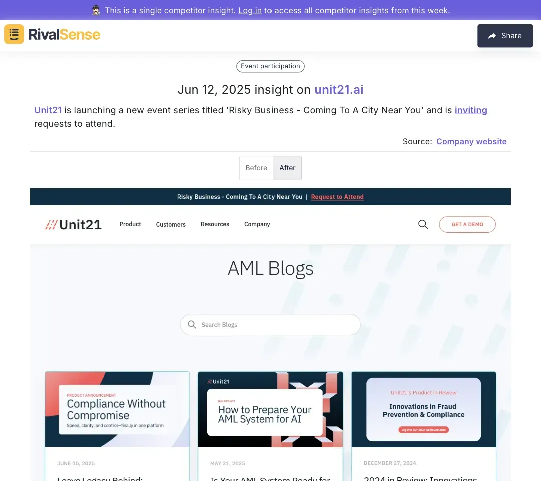 Unit21 Event Launch