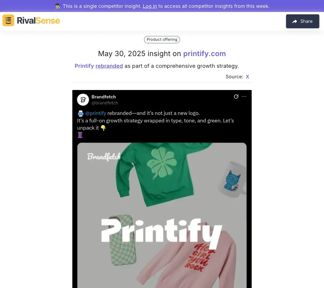 Printify Rebranding