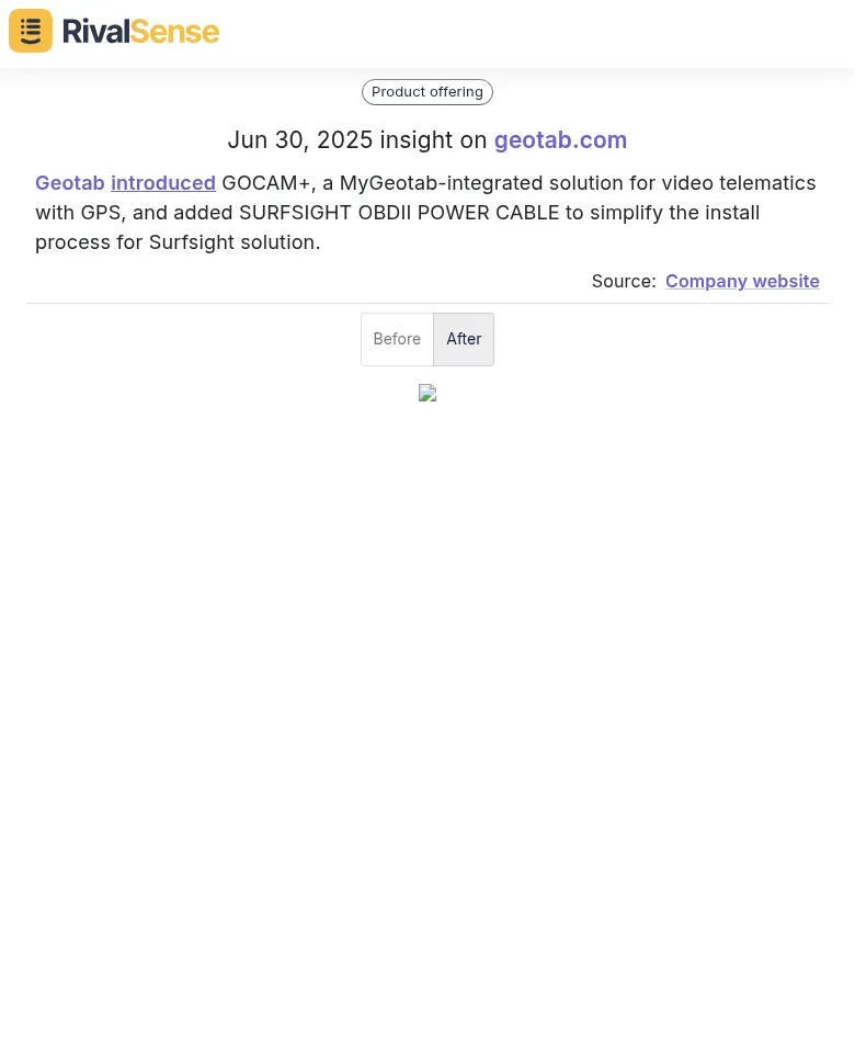 Geotab's product launch