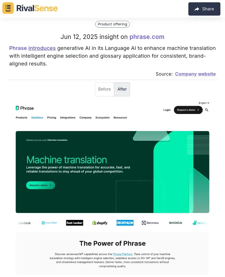 Phrase AI Enhancement