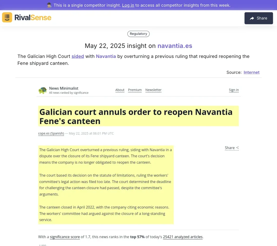 Navantia's Galician High Court victory