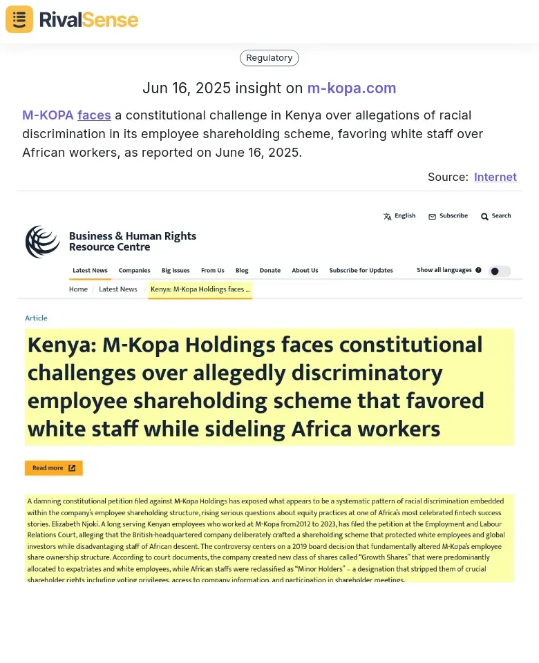 M-KOPA Constitutional Challenge