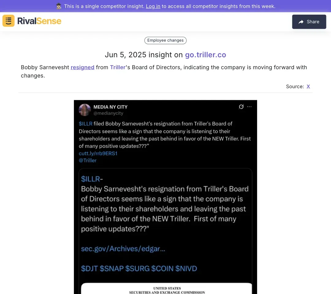Bobby Sarnevesht Resignation