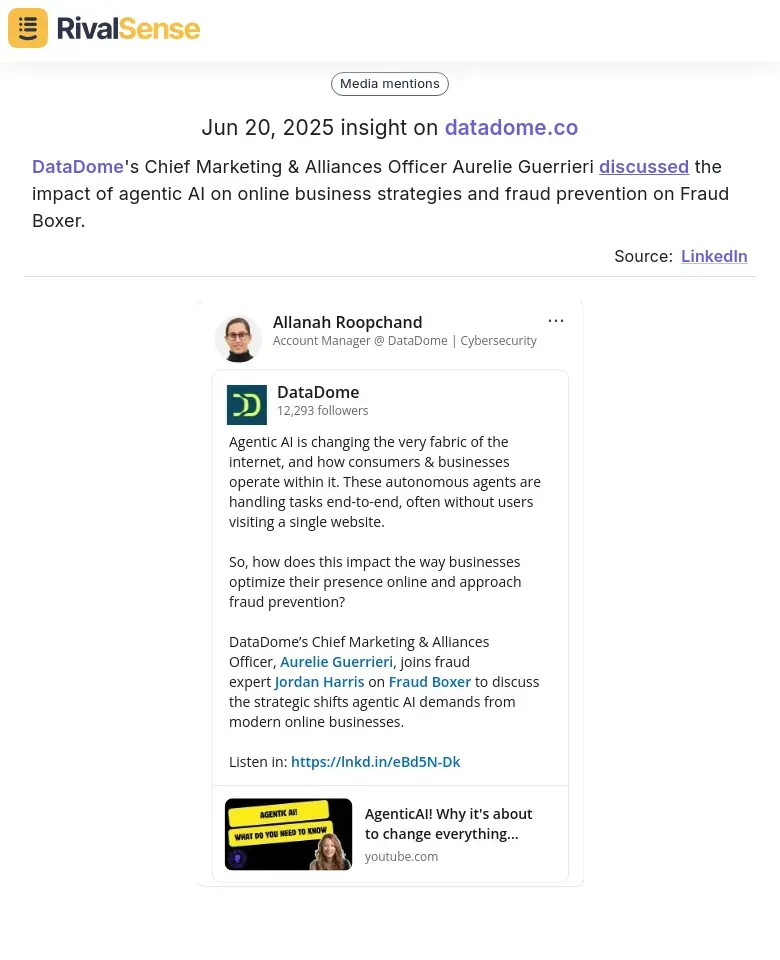 DataDome Executive Insight