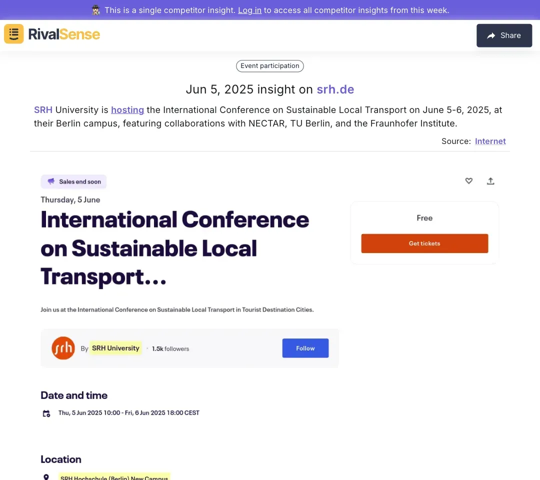 SRH Conference