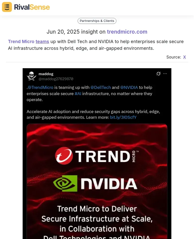 Trend Micro-Dell-NVIDIA Partnership