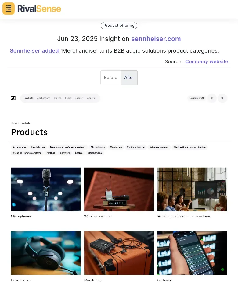 Sennheiser Merchandise