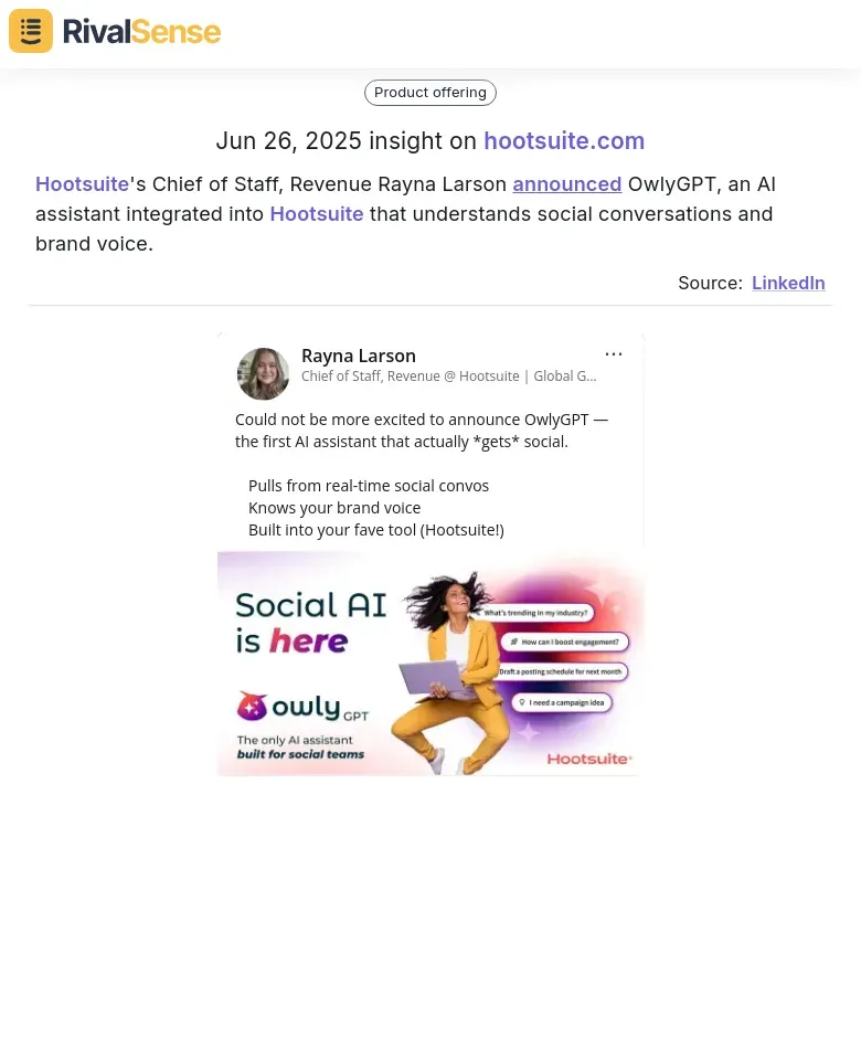 Hootsuite AI Launch