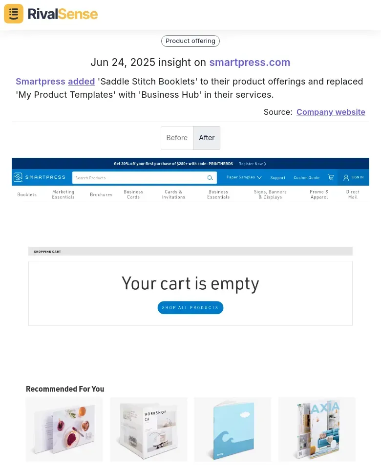 Smartpress Product Updates