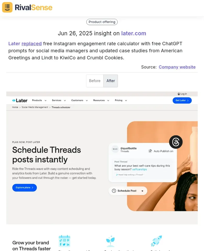 Later Content Shift
