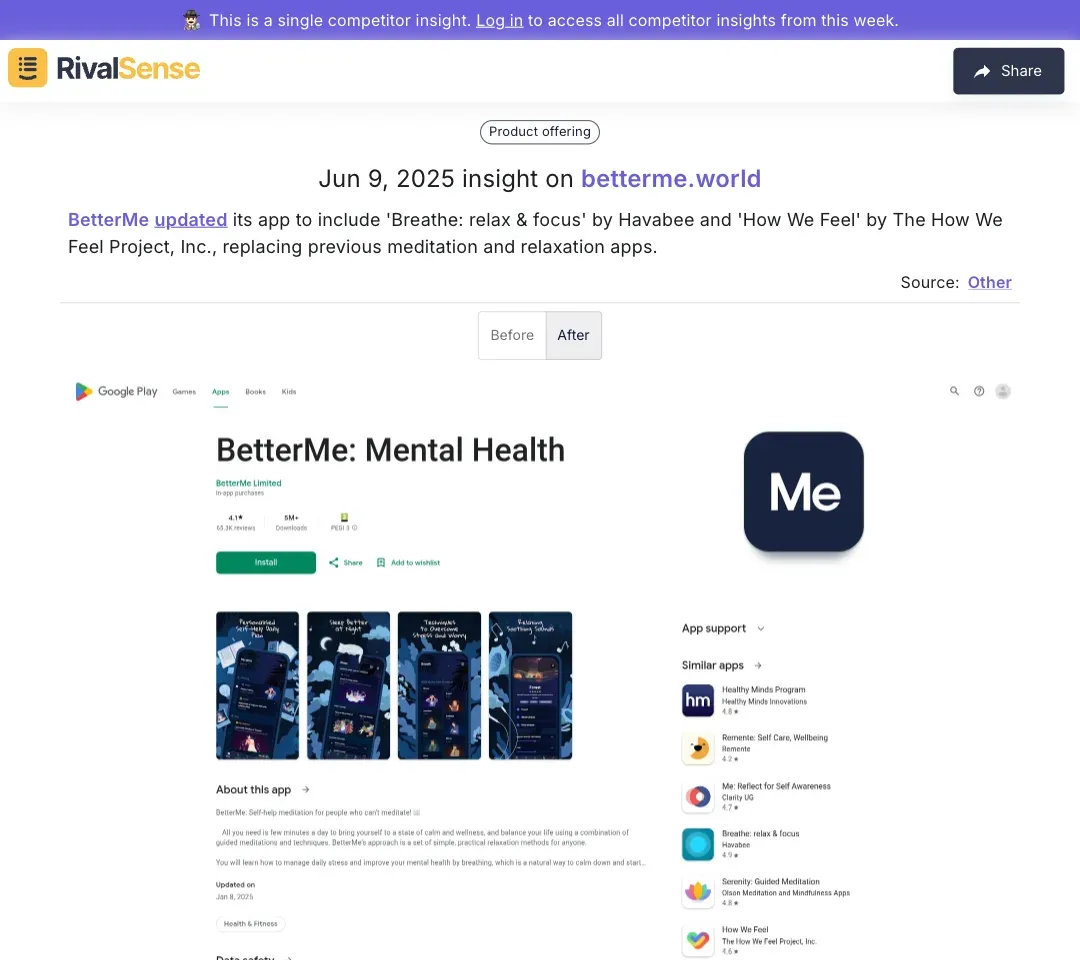 BetterMe updated its app