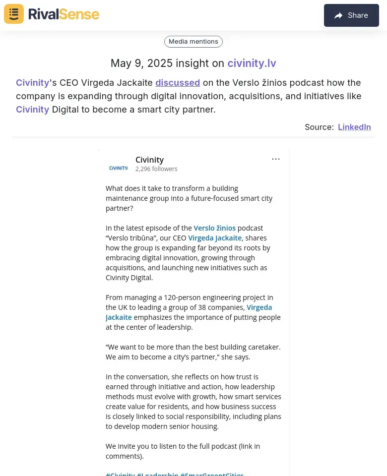 Civinity Digital Strategy