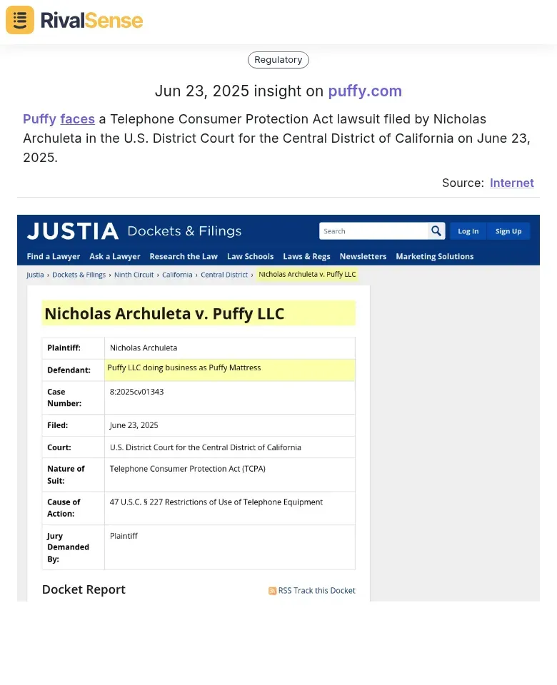 Puffy legal challenge