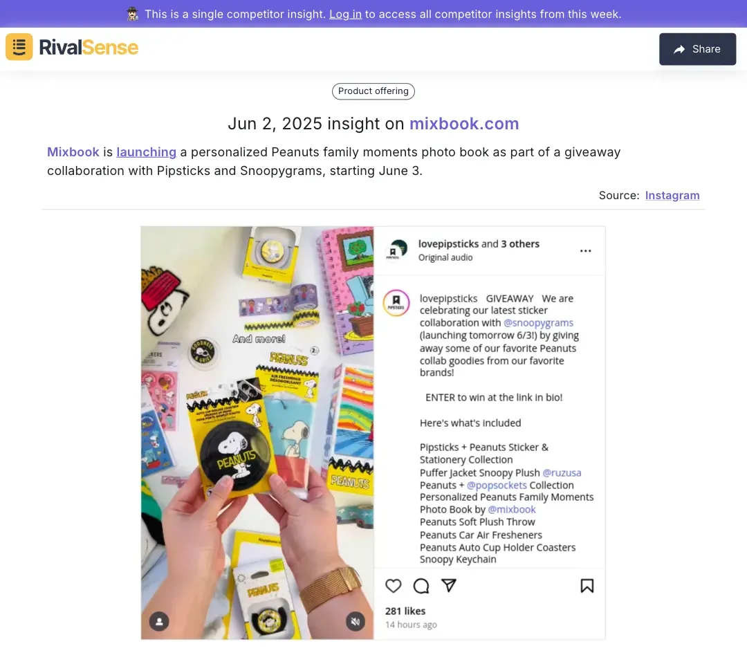 Mixbook Collaboration