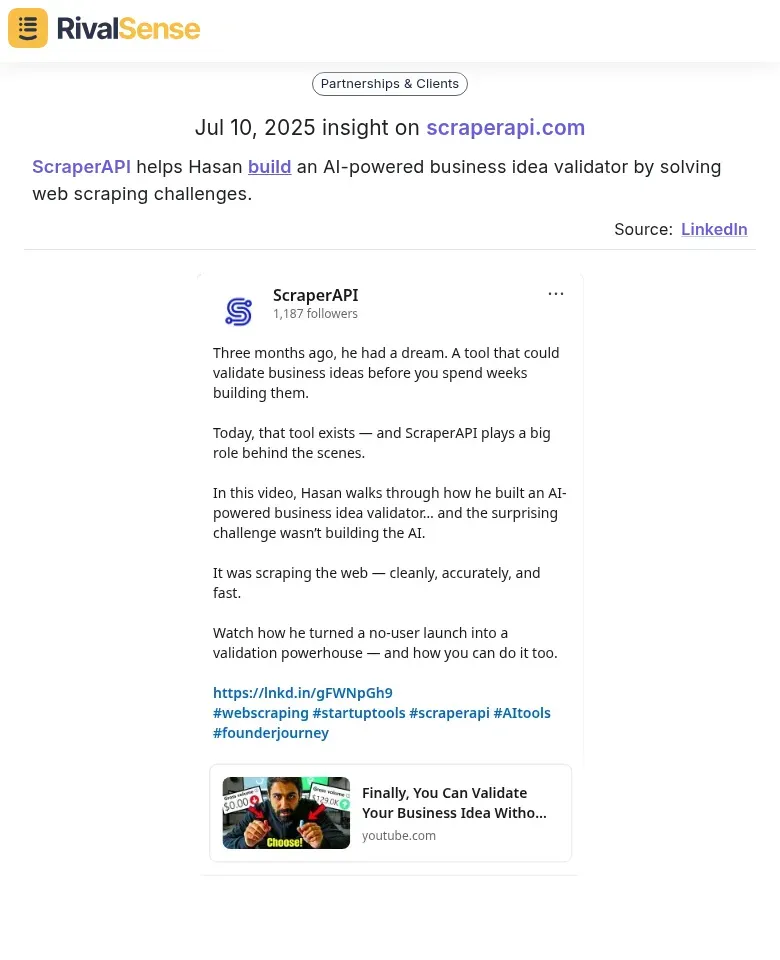ScraperAPI in Action