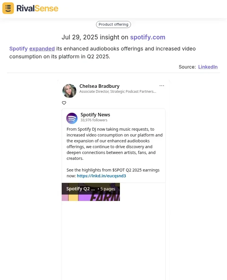 Spotify Audiobook Expansion