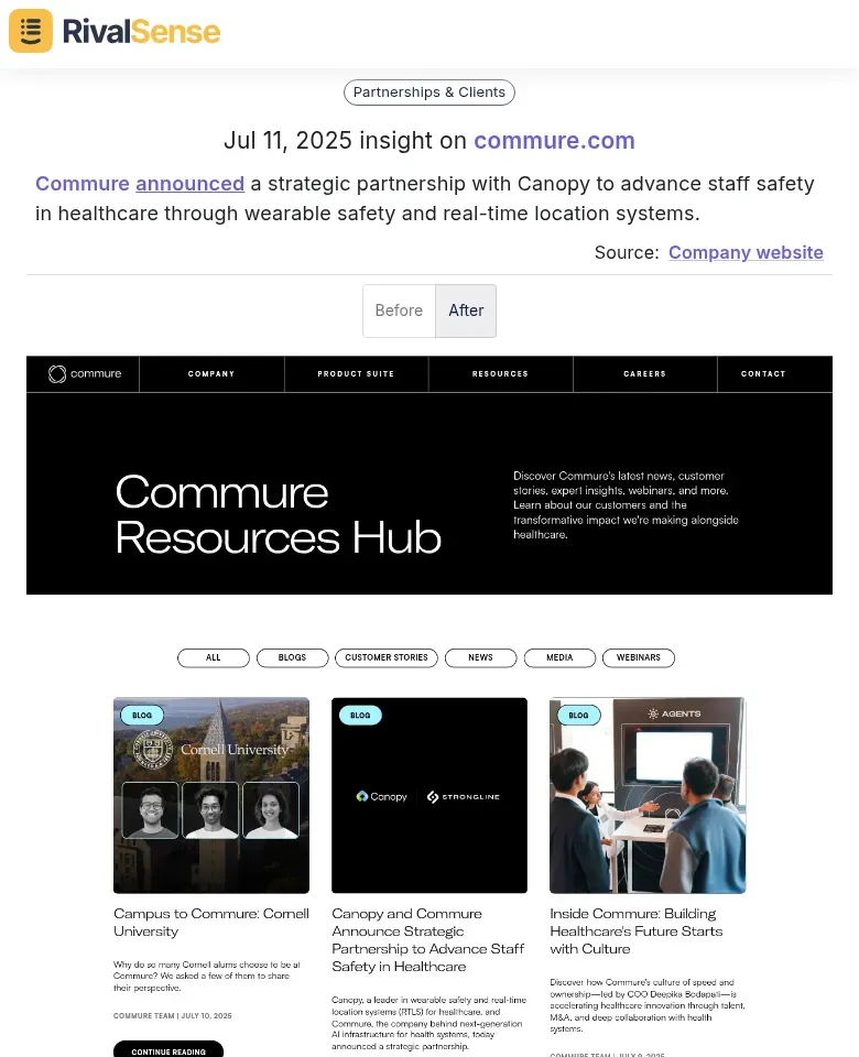 Commure partners with Canopy for healthcare staff safety