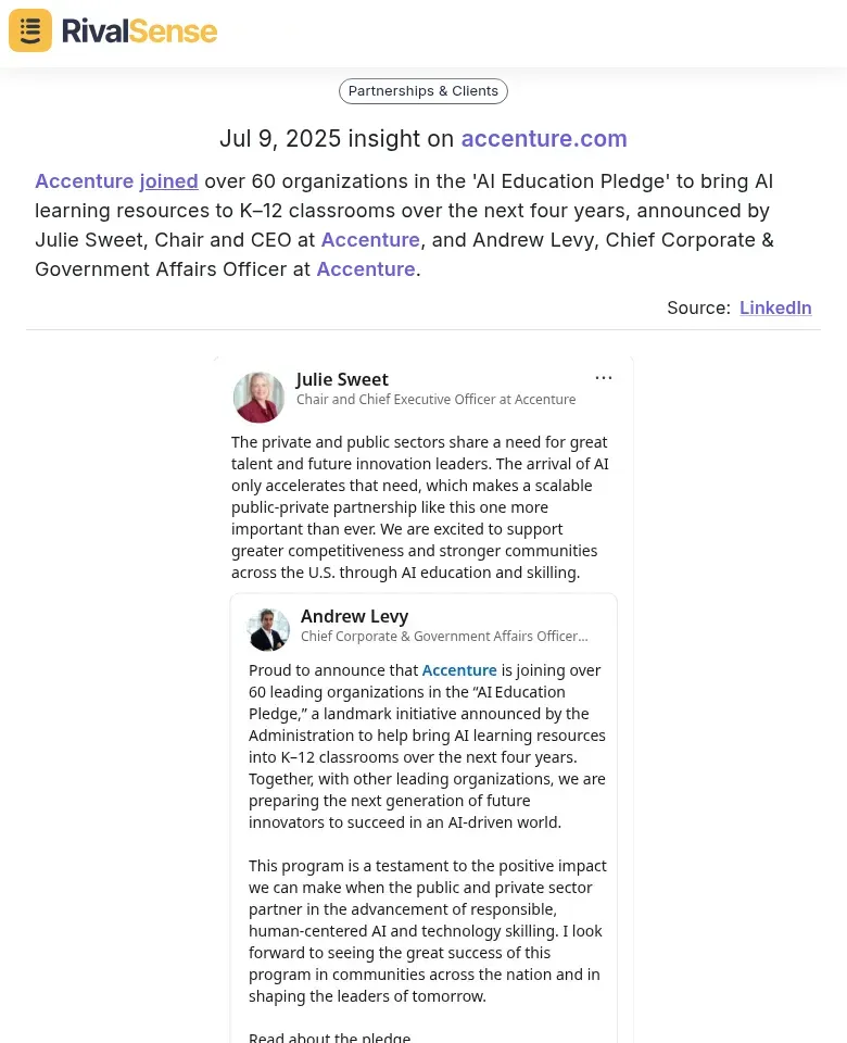 Accenture Partnership