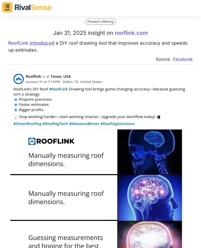 DIY roof drawing tool