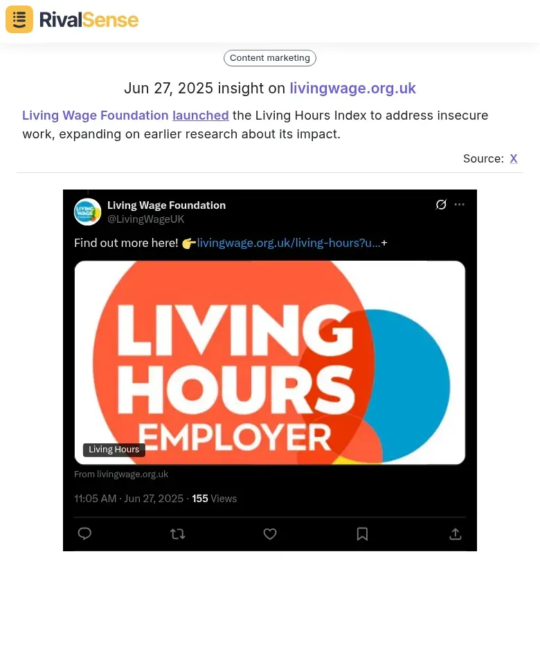 Living Wage Foundation Research