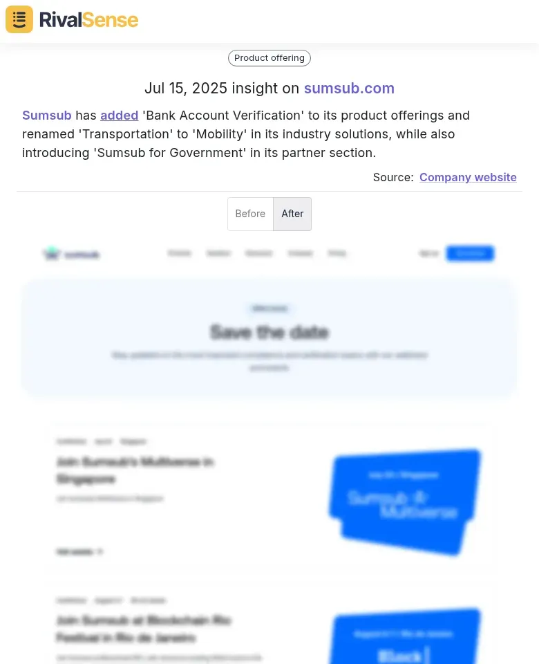 Sumsub's Product Updates