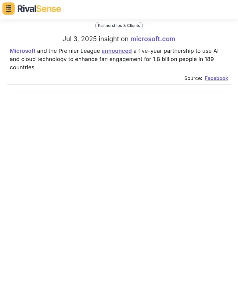 Microsoft Partnership
