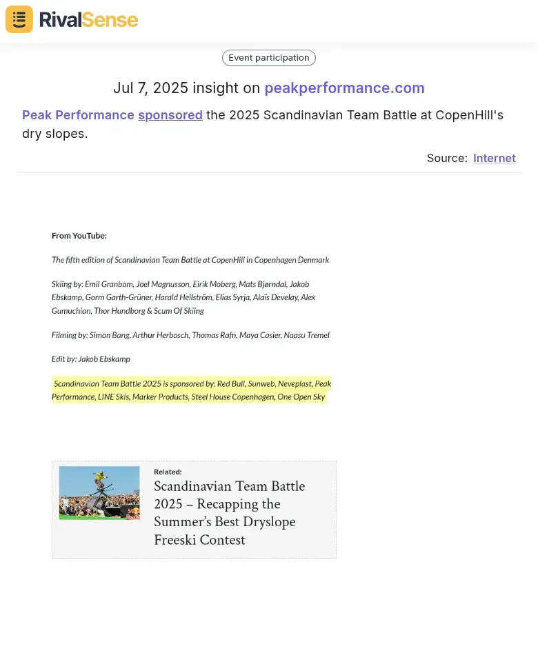 Event Sponsorship