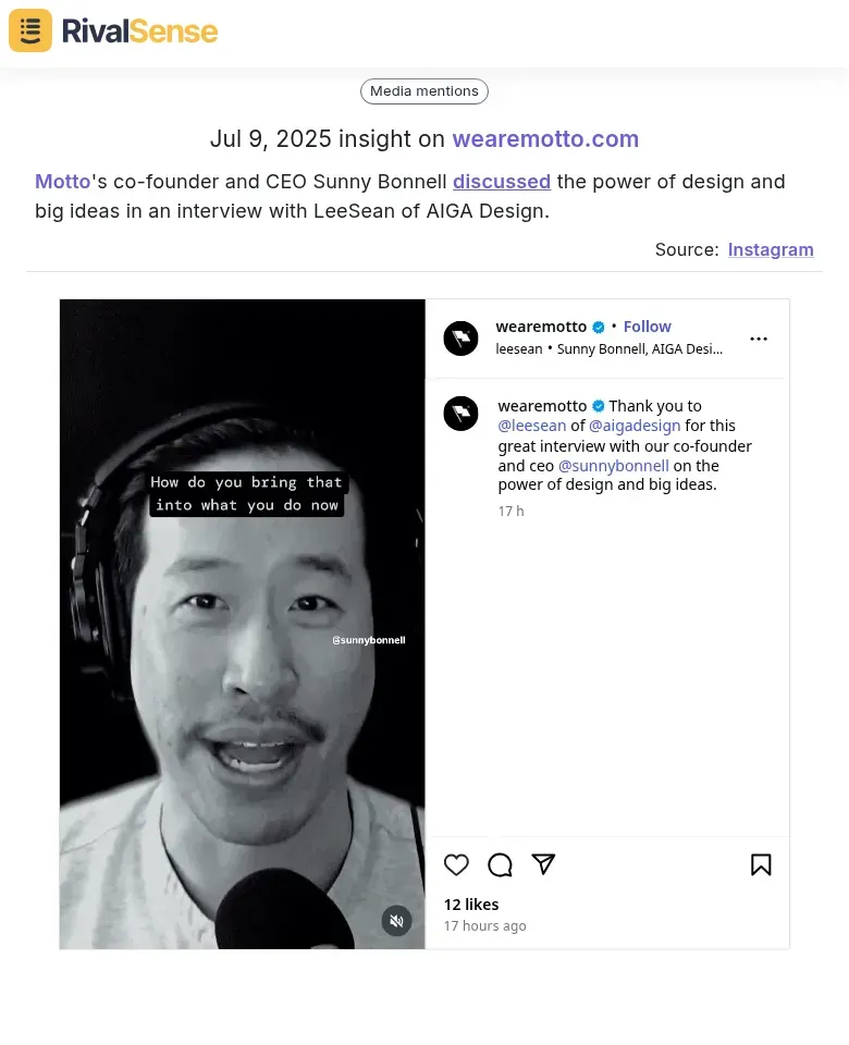 Motto CEO Interview
