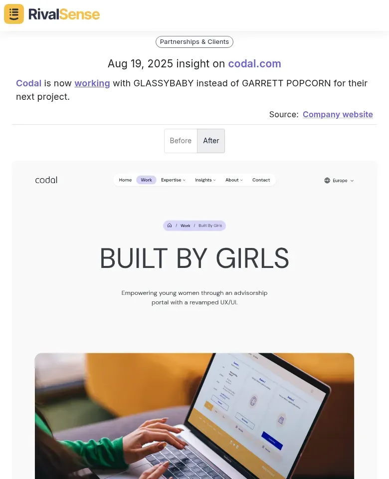 Partnership Change Example