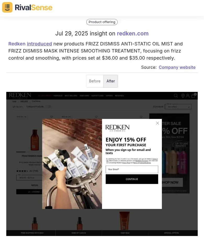 Redken Product Launch