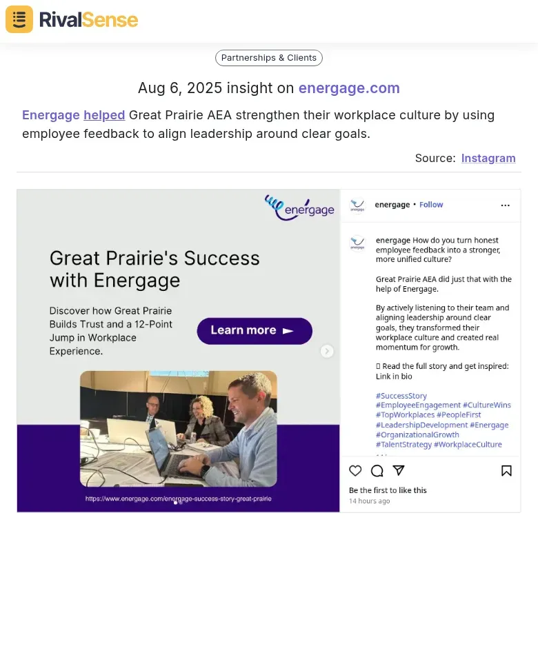 Workplace Culture Example