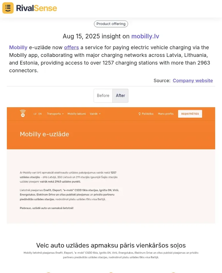 Mobilly EV Charging Network