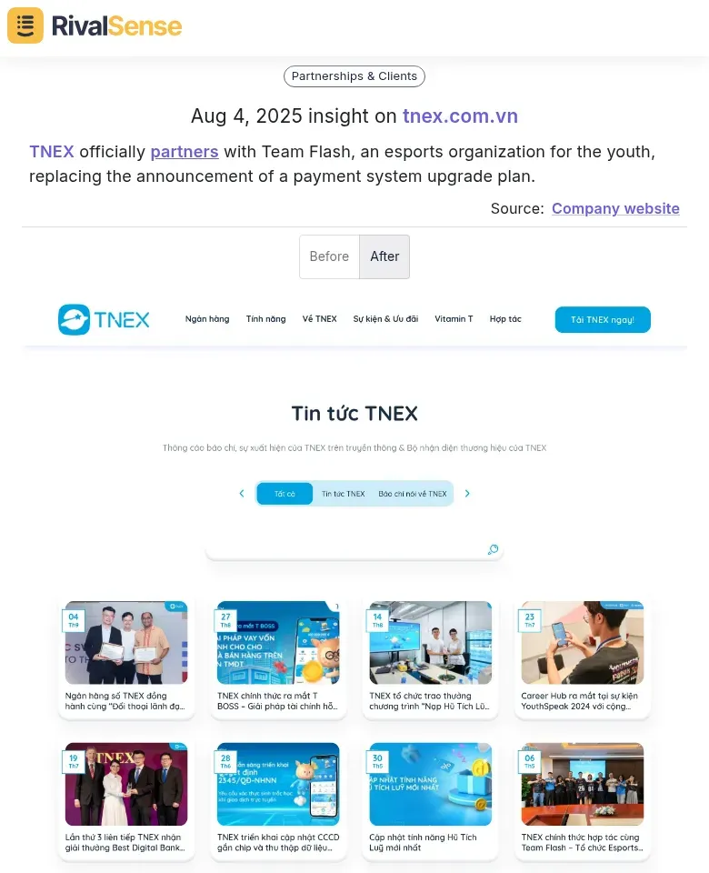 TNEX and Team Flash Partnership