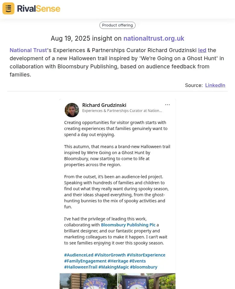 National Trust Partnership