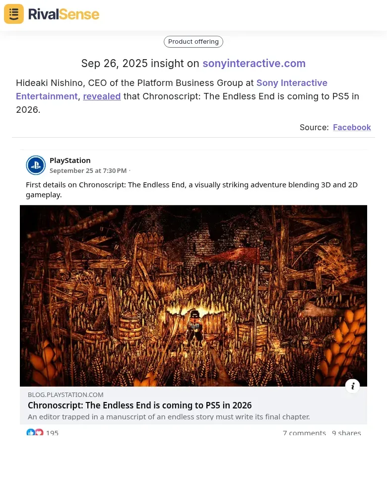 Sony PS5 Game