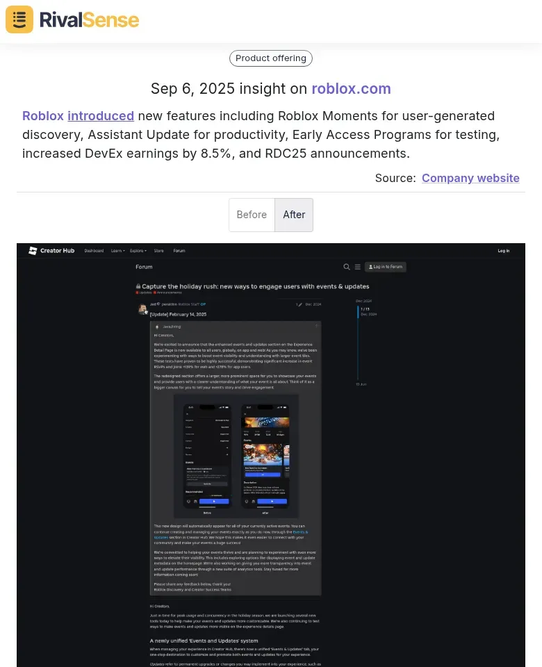 Roblox New Features