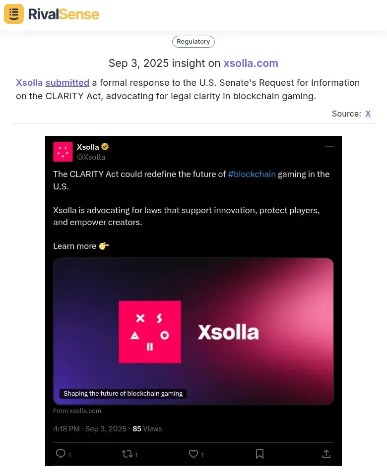 Xsolla regulatory response